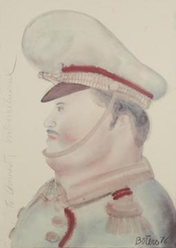 To Amnesty International,1976 Artwork by Fernando Botero