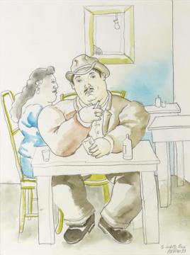 Untitled,1993 Artwork by Fernando Botero