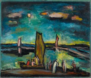 Christ And The Fishermen, 1939 Artwork by Georges Rouault