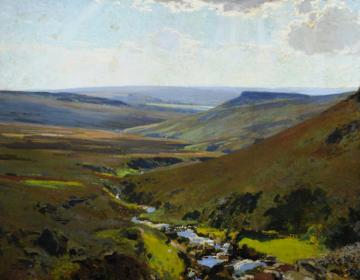 From Yorkshire Hills To Derbyshire Hills,1919 Artwork by Stanley Royle