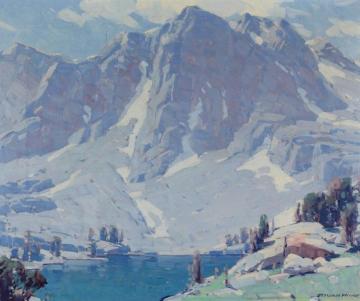 Mountain Landscape Artwork by Edgar Alwyn Payne