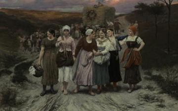 The Harvest Festival Artwork by Alfred Seifert