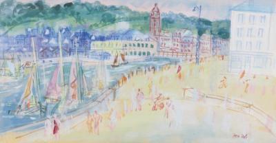 Honfleur Artwork by Jean Dufy