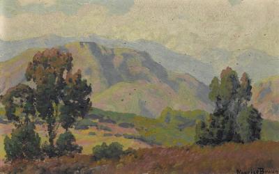 California Landscape With Rolling Hills Artwork by Maurice Braun