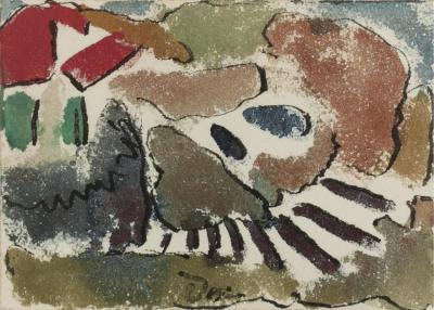 Colored Inn Artwork by Arthur Dove