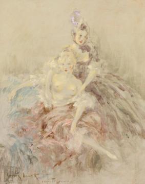 D'apres Fragonard Artwork by Louis Icart