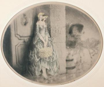 Leaving Home Artwork by Louis Icart
