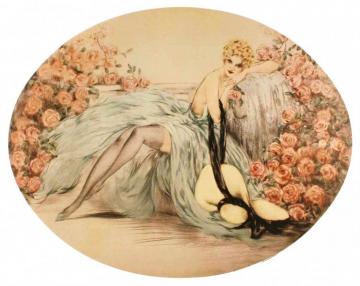 Belle Rose Artwork by Louis Icart