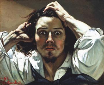 The Desperate Man(self-portrait) Artwork by Gustave Courbet