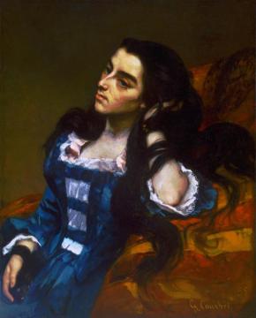 Spanish Woman Artwork by Gustave Courbet