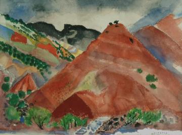 Mountains Artwork by John Ward Lockwood