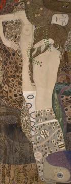Water Serpents I,1904-1907 Artwork by Gustav Klimt