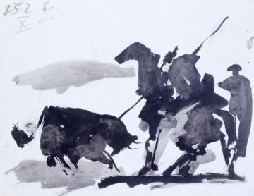 Bullfight Scene,1960 Artwork by Pablo Picasso