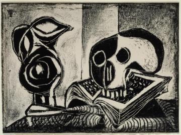 Black Jug And Skull,1946 Artwork by Pablo Picasso