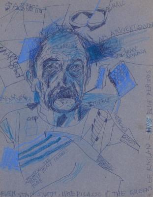 The Blue Sketchbook Artwork by Stan Smith