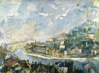 Lyon, 1927 Artwork by Oskar Kokoschka