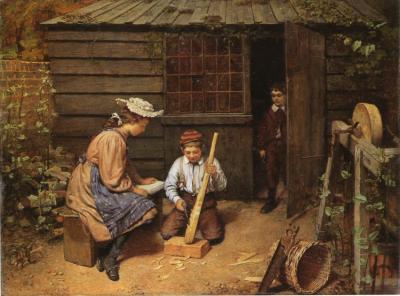 My First Cricket Bat Artwork by Harry Brooker