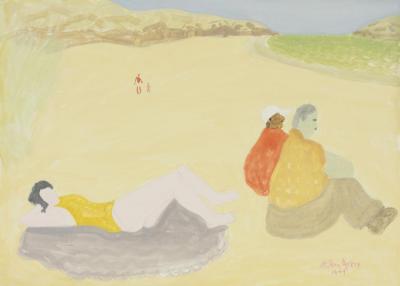Bathers And Watchers Artwork by Milton Avery