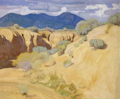 Out In The Desert Artwork by E. Martin Hennings