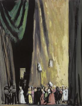 The Curtain Call Artwork by Dame Laura Knight