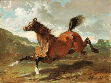 Horse Artwork by Alfred de Dreux