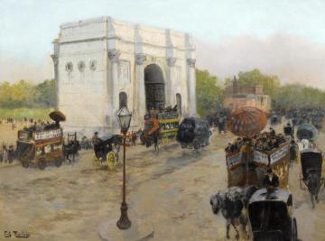 Marble Arch,london Artwork by Fritz Thaulow