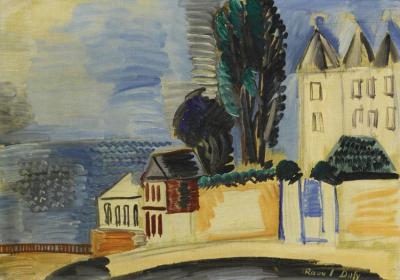 Rue A Sainte-adresse Artwork by Jean Dufy