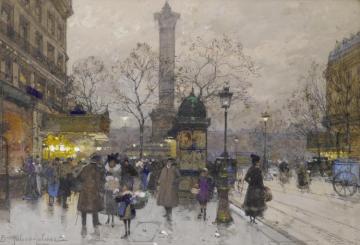 La Bastille Artwork by Eugene Galien-Laloue