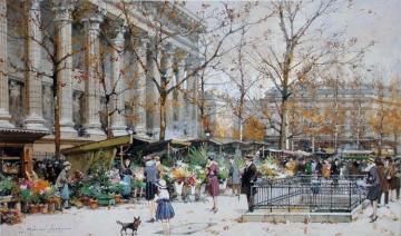 Le Metro Artwork by Eugene Galien-Laloue