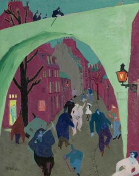 The Green Bridge Artwork by Lyonel Feininger