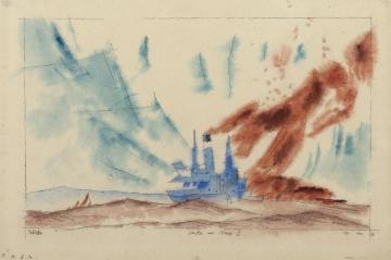 Steamship To Misdroy Iii Artwork by Lyonel Feininger