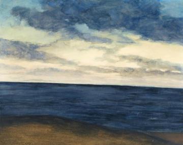 Strand En Blauwe Marine - Plage Et Marine Bleue Artwork by Leon Spilliaert