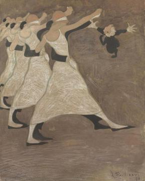 Les Danseurs Artwork by Leon Spilliaert