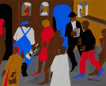 Windows,1977 Artwork by Jacob Lawrence