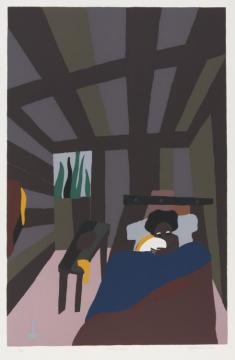 Toussaint L'ouverture I Artwork by Jacob Lawrence