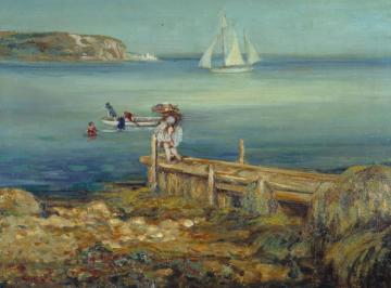 Swanage Bay, C.1901 Artwork by Charles Conder