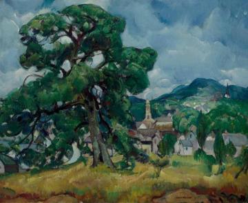 Old Oak, Camden Artwork by Leon Kroll
