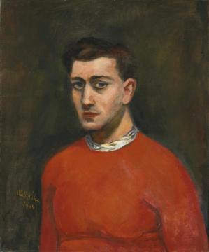 Acrobat In Red Artwork by Walt Kuhn