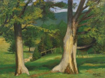 Trees, Vermont Artwork by Walt Kuhn