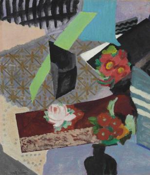 Flower And Forms Artwork by Walt Kuhn