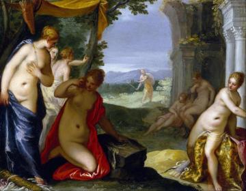 Diana And Actaeon Artwork by Hans Rottenhammer