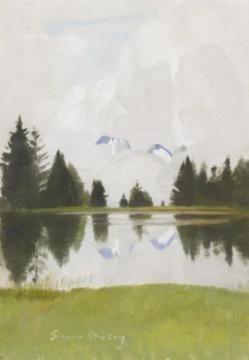 Swiss Landscape Artwork by Simon Bussy