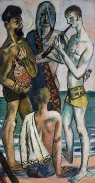 Young Men By The Sea Artwork by Max Beckmann