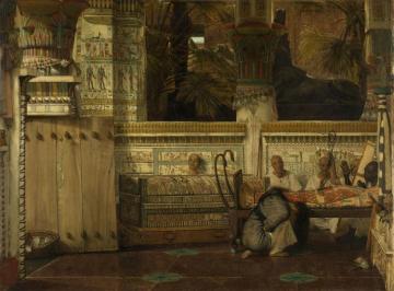 The Egyptian Widow Artwork by Sir Lawrence Alma Tadema