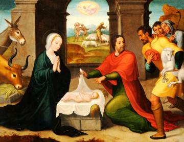 Adoration Of The Shepherds Artwork by Juan Correa De Vivar