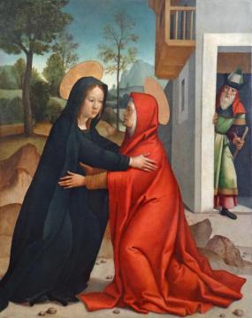 La Visitation Artwork by Juan Correa De Vivar