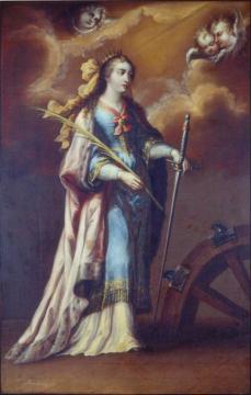 Saint Catherine Of Alexandria Artwork by Juan Correa De Vivar