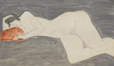 Reclining Female Artwork by Milton Avery