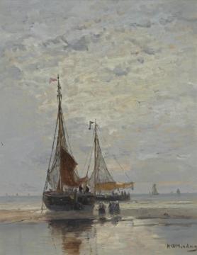 Bringing In The Catch Artwork by Hendrik Willem Mesdag