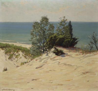 Summer Sand Dunes Artwork by Frank V. Dudley